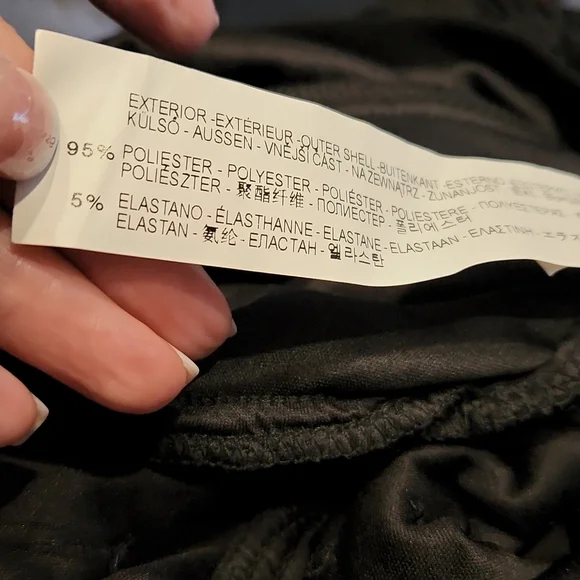 Zara Basic Black Long Sleeve Dress - Size Large - Picture 9 of 9